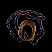 ethiopian-tribal-bead-necklace-with-large-ivory-disc_t6196b