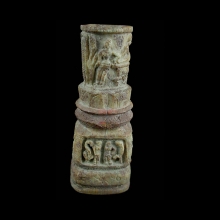 gandharan-carved-bone-bottle-depicting-a-noblewoman-flanked-by-attendants_x8871b
