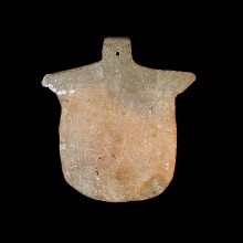 indus-valley-pottery-idol-with-incised-design,-abstract-form_x7599c