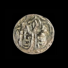 kushan-silver-button-seal-with-tree-and-animal-figures_x4075a