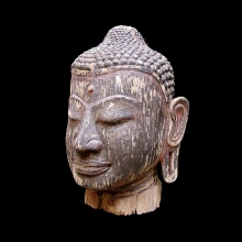 magnificent-cambodian-wooden-head-of-buddha-post-khmer-period_x3990c